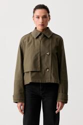 rag & bone rövid ballonkabát női pamut Jamie - zöld XS