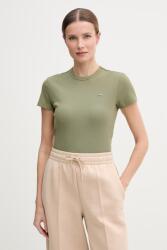 Lacoste t-shirt női pamut - zöld 38 - answear - 31 990 Ft