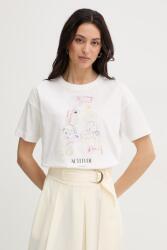 Twinset t-shirt női pamut - fehér XL - answear - 32 990 Ft