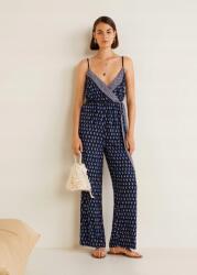 Mango Mng Overál Maxi Mintás Slm S