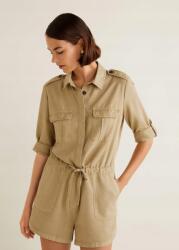 Mango Mng Overál Mini Bézs Casual Slm M
