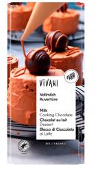 VIVANI Bio Főzőcsokoládé Tejcsokoládé 150 g Vivani (4044889005325)