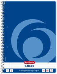 Herlitz Spirálfüzet A4 / 80 lap, lyukasztott, vonalas (00306423)