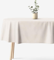 Goldea față de masă decorativă peru - natural - ovală 140 x 180 cm Fata de masa