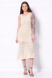 PINKO Ruha horgolt maxi bézs Juncus Pinko 106862 A3B8 Xs (106862 A3B8 C10)