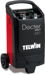 Telwin Redresor baterii/robot de pornire/tester Telwin DOCTORSTART630, tensiune incarcare 12/24 V, capacitate baterii Pb/GEL/AGM/Pb Ca/Li 10-1050 Ah (DOCTORSTART630)