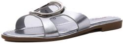 PASS Collection Papuci dama din piele naturala, PASS Collection 1WHD2506-59 18-N, argintiu
