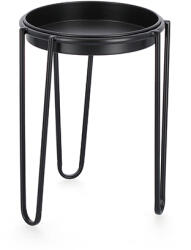 Bizzotto Suport ghiveci flori otel negru Madelyn 23.5x30 cm (0723938ADECO)