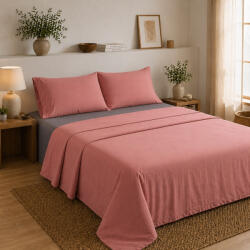 Oxford Home Set Cearceafuri de Pat Super King 240x260cm Sapiu Măr (4 Bucăți) SAPIOMHLO-GRAY-1004 (SAPIOMHLO-GRAY-1004)