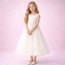 Memoirs Rochie Fetiță Tulle Floral Ivoir AMI-NAD-14 (AMI-NAD-14)