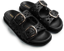 Gioseppo Sandale Casual Damă Din Piele Negre 79032 (79032)