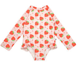 Zoocchini Costum de baie pentru copii Costum întreg cu mânecă lungă Strawberry ZOO12603 (ZOO12603)
