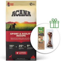 ACANA Sport & Agility Recipe 11, 4 кг + 2x Лакомства безплатно