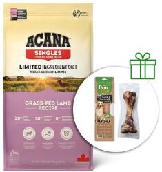ACANA Singles Grass-Fed Lamb 17 кг + 4x Лакомства безплатно