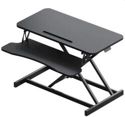 ProCart Masa ajustabila de birou Sit-Stand, lucru in picioare sau sezut, inaltime reglabila 14-51 cm, suport smartphone, cadru forma X (TVM-204) Suport laptop