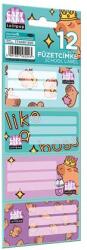 LIZZYSULI Füzetcímke, 12 db, LIZZYSULI, Lollipop Capybara (7730001000) - kellekanyagonline