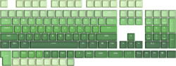 Redragon Tastatura Set 104 butoane Verde (A140 Ombre Green)