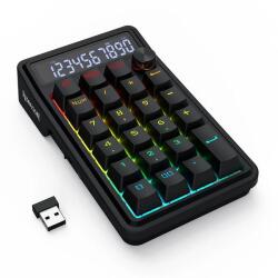 Redragon Numpad mecanic Redragon Cove, iluminare RGB, USB/Bluetooth, Negru (K733-RGB-WL)