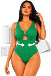 Linovit Costum de baie întreg | Corset modelator | Verde | Linovit - XL, Verde (S14VXL) Costum de baie dama