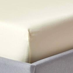 Kotonia Home Husa de pat cu elastic Kotonia Home, bumbac ranforce, ivoire, 160x200+20 cm (004382-160)