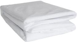 Kotonia Home Cearceaf de pat Kotonia Home - impermeabil, 150x215 cm, alb, tesatura tip prosop, 100% bumbac, cu membrana cauciucata pe verso (000698)