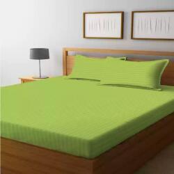  Set husa de pat cu elastic si fete de perna, Finet damasc, verde fistic, 140x200cm, 50x75cm, 70% bumbac, 30% poliester (123550-140)