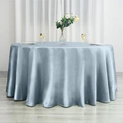 Kotonia Home Fata de masa Kotonia Home - rotunda cu diametrul 240 cm, Damasc Saten DeLux, 100% bumbac, grey silver (004017) Fata de masa