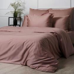 Kotonia Home Cearceaf de pat Kotonia Home Hotel - 220x240 cm, 100% bumbac, Damasc DeLux Saten, ciocolata (002997)