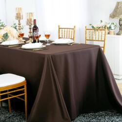 Kotonia Home Fata de masa Kotonia Home - 150x240 cm, Damasc Saten DeLux, 100% bumbac, Dark Chocolate (004818) Fata de masa