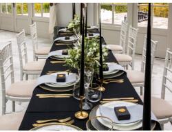 Kotonia Home Fata de masa Kotonia Home - 150×280 cm, blackout, negru, 100% Poliester (004292) Fata de masa