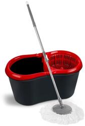 Kotonia Home Mop rotativ Pratico - 360 grade cu maner telescopic, galeata ovala cu storcator incorporat, 14 L (004519)