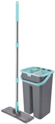 Kotonia Home Set curatenie cu mop plat cu maner telescopic, galeata 8 L (004566)
