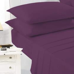 Kotonia Home Set 2 fete de perna Kotonia Home Damasc Saten DeLux - 50x70 cm, 100% bumbac, violet (004026-50) Lenjerie de pat