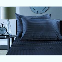 Kotonia Home Set 2 fete de perna Kotonia Home Deco - Damasc Saten - 100% bumbac, 50x70 cm, dimensiune dungi 1 cm, Bleumarin (001899-50) Lenjerie de pat