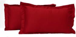 Kotonia Home Set 2 fete de perna Kotonia Home Damasc Saten DeLux - 100% bumbac, 50x70 cm, Rosu (002270-50) Lenjerie de pat
