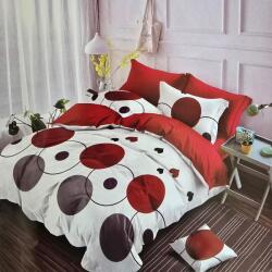 Kotonia Home Lenjerie finet gros 6 piese, XXL - Model geometric, YoYo, 47, 70% bumbac, 30% poliester (124372) Lenjerie de pat