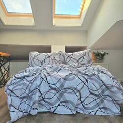 Kotonia Home Lenjerie de pat 4 piese, 2 persoane, tesatura clasica neteda, 100% bumbac, decor floral - 26 (124650) Lenjerie de pat