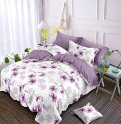 Kotonia Home Lenjerie de pat 6 piese finet gros cu elastic, XXL - Model floral, YoYo, 06 (lpr_225275) Lenjerie de pat