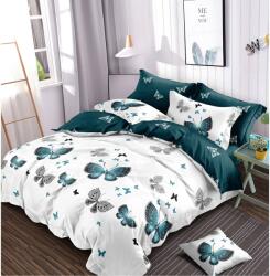 Kotonia Home Lenjerie finet gros 6 piese, XXL - Model cu fluturi, YoYo, 29, 70% bumbac, 30% poliester (lpr_356771) Lenjerie de pat