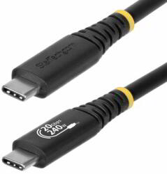 StarTech - 2 m kábel, 20 Gbps, USB-IF tanúsítvánnyal rendelkező USB-C kábel, 240 W PD EPR, 4K 120 Hz - CC2M20GUSB4TP (CC2M20GUSB4TP)