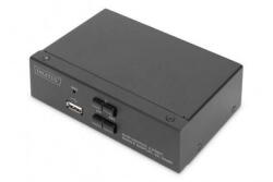 Assmann Assmann-DIGITUS KVM kapcsoló, 2 portos, egykijelzős, 4K, HDMI - DS-12870 (DS-12870)