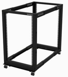 StarTech - 4 oszlopos 18U mobil, nyitott keretes szerverállvány 19" - 4POSTRACK18U (TÚLMÉRETES ÁRU) (4POSTRACK18U)
