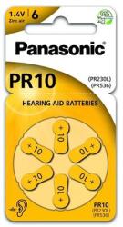 Panasonic PR-230(10)/6LB PR10 cink-levegő hallókészülék elem 6 db/csomag (PR230-6LB) (PR230-6LB)