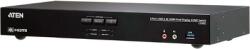 ATEN - 2 portos USB 3.0 4K HDMI kétkijelzős KVMP kapcsoló - CS1842-AT-G (CS1842-AT-G)