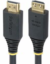 StarTech - 1, 8 m-es nagy sebességű HDMI kábel Grip csatlakozókkal, 4K 60Hz/1440p 144Hz - HDMI2-CABLE-GRIP-6F (HDMI2-CABLE-GRIP-6F)