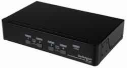 StarTech - 4 portos USB DisplayPort KVM kapcsoló hanggal - SV431DPUA (SV431DPUA)
