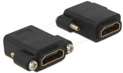 Delock - Adapter Gyors-sebességű HDMI anya > HDMI anya rögzítővel - 85125 (85125)
