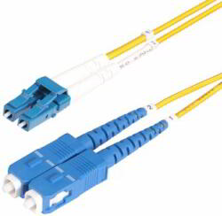 StarTech - 50 m (164 láb) LC-SC (UPC) OS2 egymódusú duplex optikai kábel - SMLCSC-OS2-50M (SMLCSC-OS2-50M)