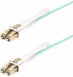 StarTech - 3 m (9, 8 láb) LC - LC (UPC) OM4 multimódusú optikai kábel - 450FBLCLC3PP (450FBLCLC3PP)