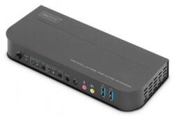 ASSMANN - KVM kapcsoló, 2x1 HDMI, HDMI kimenet, USB, 4Kx2K@60Hz - DS-12874 (DS-12874)